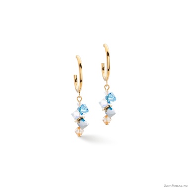Серьги Coeur de Lion, Aqua, 4639/21-2000 Серьги Coeur de Lion, Aqua, 4639/21-2000