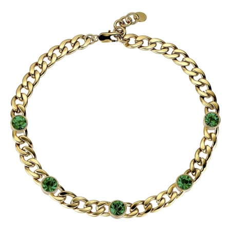 Колье Dyrberg Kern, ANGELINA SG EMERALD GREEN, 430031