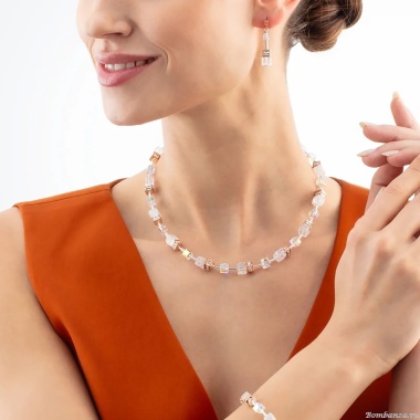 Колье Coeur de Lion, White-Rose Gold, 3018/10-1425 Колье Coeur de Lion, White-Rose Gold, 3018/10-1425