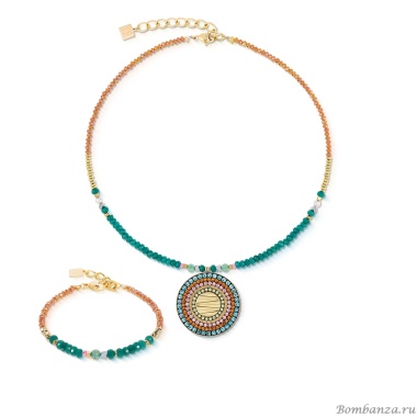 Колье Coeur de Lion, Multicolour Boho, 2036/10-1583 Колье Coeur de Lion, Multicolour Boho, 2036/10-1583