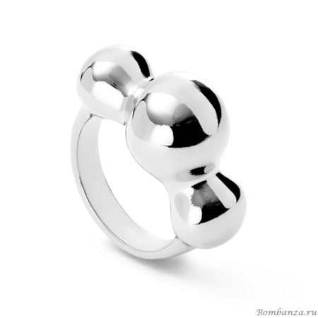 Кольцо UNOde50 Ser Intrepida, с серебром ANI0844MTL00021