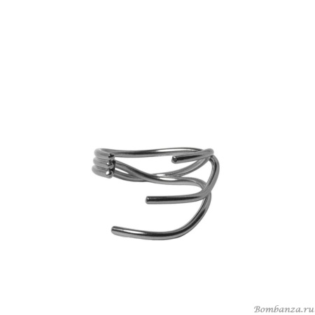 Кольцо Katerina Vassou, Willow, разъемное, с изогнутыми стержнями, KV23-306568 серебристый