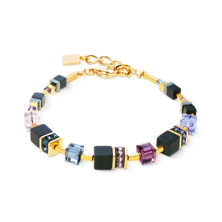 Браслет Coeur de Lion, Black-Purple, 3043/30-1308