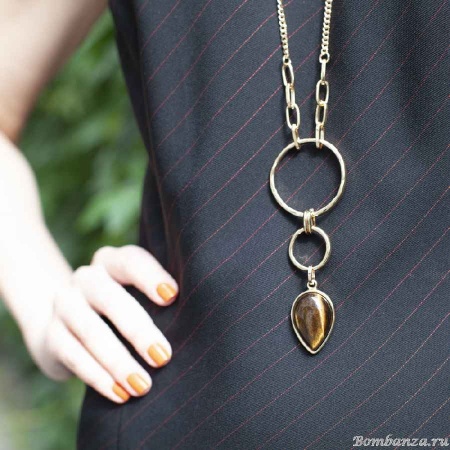 Колье Fiore Luna, TIGER EYE