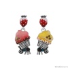 Серьги TARATATA, Chapardeuse, асимметричные,со смолой,бусинами и нитью, TT-H24-07992-10M серебристый Серьги TARATATA, Chapardeuse, асимметричные,со смолой,бусинами и нитью, TT-H24-07992-10M серебристый
