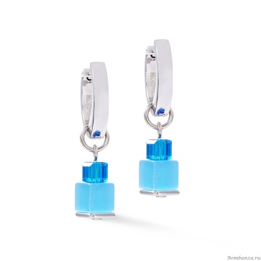 Серьги Coeur de Lion, Blue-Turquoise, 4712/21-0706 Серьги Coeur de Lion, Blue-Turquoise, 4712/21-0706