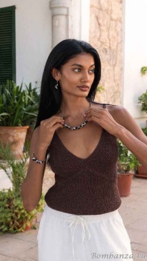 Браслет Coeur de Lion, Black-Crystal, 4640/30-1318. Германия