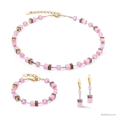 Серьги Coeur de Lion, Light Rose, 4020/20-1920 Серьги Coeur de Lion, Light Rose, 4020/20-1920
