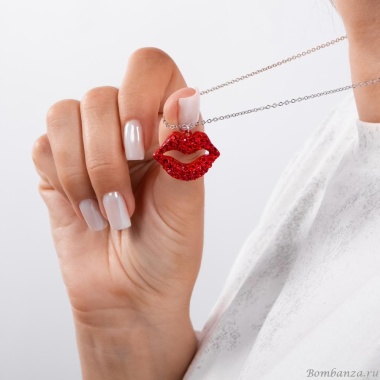 Колье Moon Paris, Ringo, "Искушение", с кристаллами, MR-24.05-015 красный