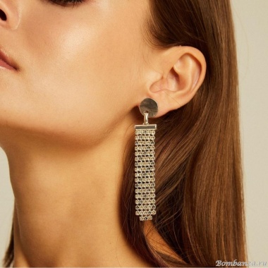 Серьги VIDDA, Eternity, с кристаллами Swarovski, VD23.2-01791 янтарный