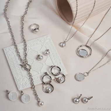 Серьги Fiore Luna, MOP