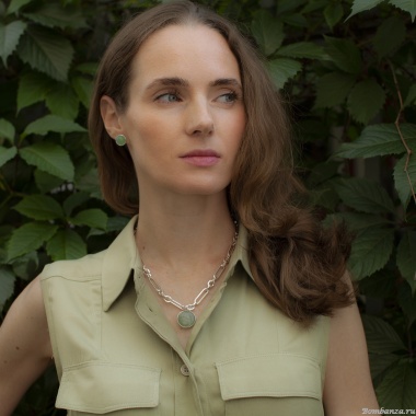 Колье Fiore Luna, GREEN AVENTURINE, LN5150 G/S