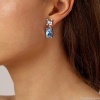 Серьги Dyrberg Kern, ANTONIA SS LIGHT BLUE/CRYSTAL, 420096 BL/BW/S