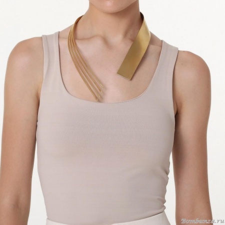 Колье Katerina Vassou, Rayo, минимализм, KV24.1-307100G золотистый