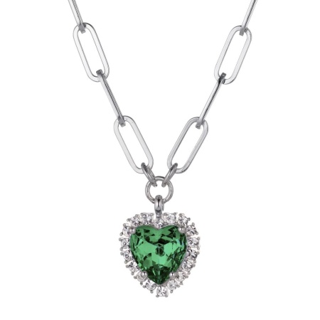 Колье Dyrberg Kern, SIMONA SS EMERALD GREEN / CRYSTAL, 430021