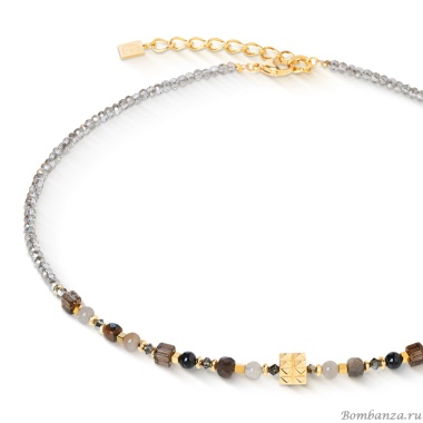 Колье Coeur de Lion, Brown-Grey, 4347/10-1112 Колье Coeur de Lion, Brown-Grey, 4347/10-1112