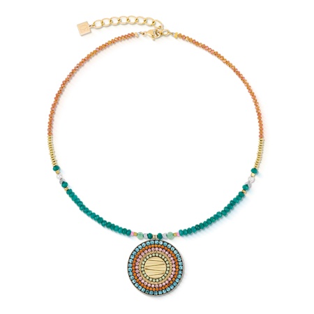 Колье Coeur de Lion, Multicolour Boho, 2036/10-1583
