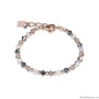 Браслет Coeur de Lion Swarovski® Crystals Gold-Grey, 4948/30-1200. Германия
