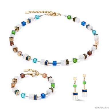 Колье Coeur de Lion, Multicolour Gold, 3018/10-1516 Колье Coeur de Lion, Multicolour Gold, 3018/10-1516