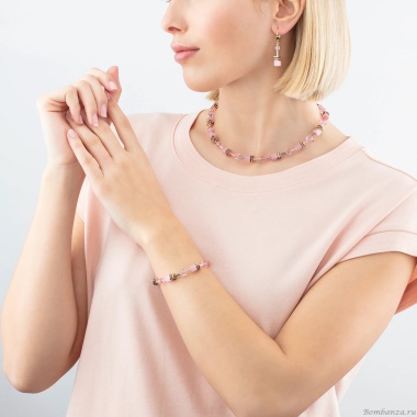 Серьги Coeur de Lion, Light Rose, 4020/20-1920 Серьги Coeur de Lion, Light Rose, 4020/20-1920