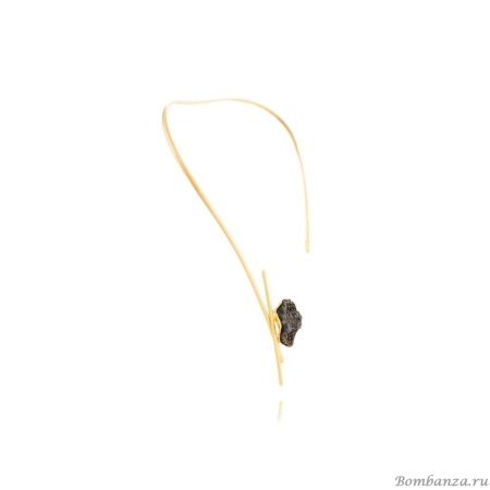 Колье Katerina Vassou, Meteor, с друзой агата, KV23.2-304379 золотистый