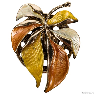 Брошь Shadore, Лист резной