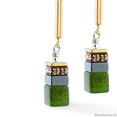 Серьги Coeur de Lion, Green, 3017/21-0500 Серьги Coeur de Lion, Green, 3017/21-0500