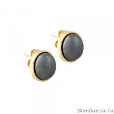Пусеты Possebon, Graphite Pearl Пусеты Possebon, Graphite Pearl