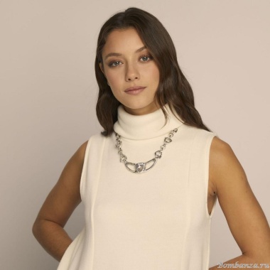 Колье VIDDA, Serenity, с кристаллом Swarovski, VD22-01415 аквамариновый