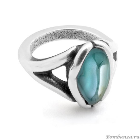Кольцо Ciclon, Vega, со вставкой из муранского стекла, CN-182500 (16, бирюзовый)