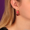 Серьги TARATATA, Electron, с цветной смолой и слюдяным порошком, TT-W23-03719-205 розовый Серьги TARATATA, Electron, с цветной смолой и слюдяным порошком, TT-W23-03719-205 розовый