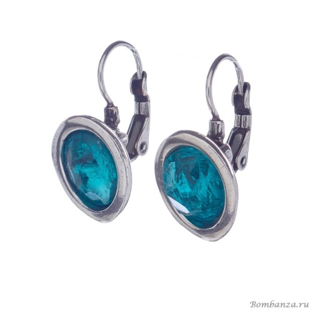 Серьги Lanzerotti, Atlantide, с муранским стеклом, LZ-23.03-112 бирюзовый