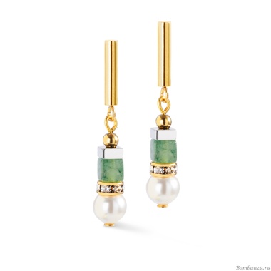 Серьги Coeur de Lion, Green, 4354/21-0500 Серьги Coeur de Lion, Green, 4354/21-0500