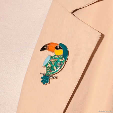 Брошь Shadore, Тукан