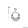 Серьги ORI TAO, Couture, фактурный металл, OT24.1-12-31924 серебристый Серьги ORI TAO, Couture, фактурный металл, OT24.1-12-31924 серебристый