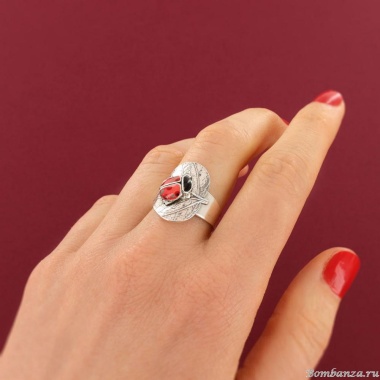 Кольцо TARATATA, Cox, разъемное, с цветной смолой, TT-T25-04403-103 красный