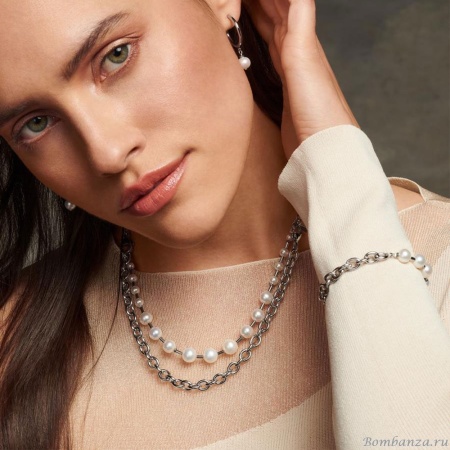 Серьги Coeur de Lion, 4-In-1 White-Silver, 1100/21-1417. Германия