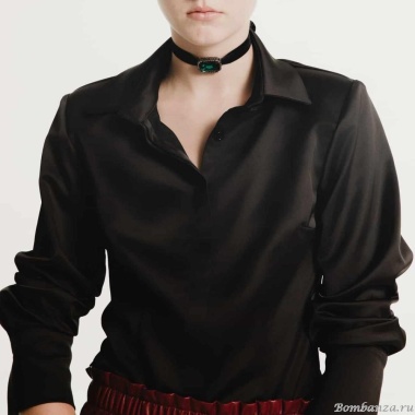 Чокер Katerina Vassou, Isometric, с кристаллом, KV24.2-401509BEMERALD зеленый