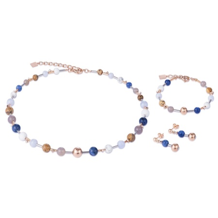 Браслет Coeur de Lion, Blue Brown 4949/30-0711. Германия