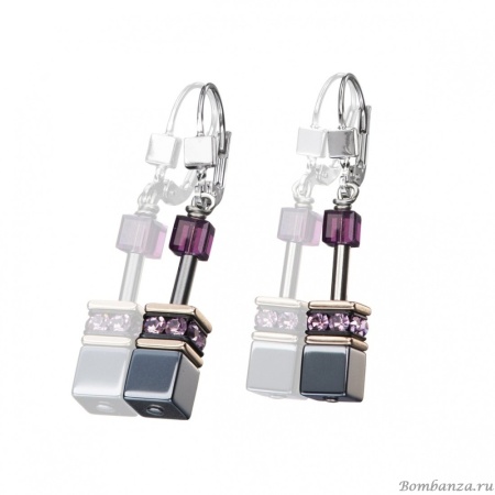 Серьги Coeur de Lion, Amethyst, 4015/20-0824. Германия
