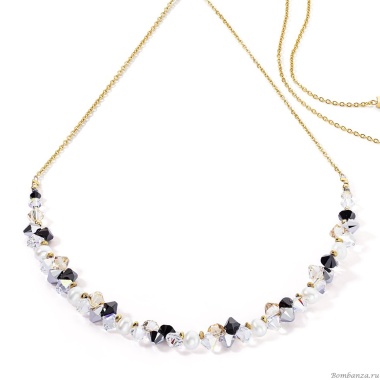 Колье Coeur de Lion, Black-Crystal, 1124/10-1318 Колье Coeur de Lion, Black-Crystal, 1124/10-1318