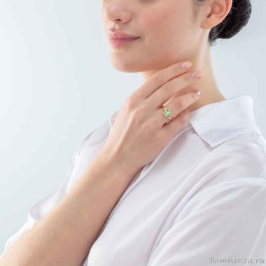 Кольцо Coeur de Lion, Green-Gold, 0500/40-0516 60