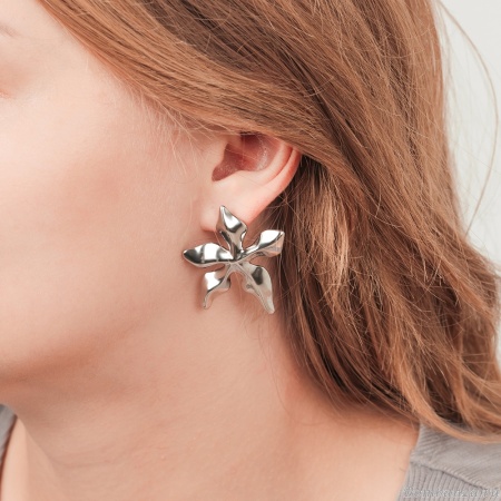 Серьги Fiore Luna, Цветок, AWE2712-S