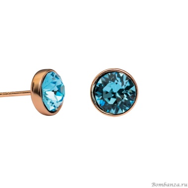 Пусеты Fiore Luna, Aqua