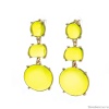 Серьги Moon Paris, Lorian, со вставкой из смолы, ML-24.03-030 зеленый Серьги Moon Paris, Lorian, со вставкой из смолы, ML-24.03-030 зеленый
