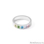 Кольцо Coeur de Lion,  Multi-Pastel-Silver 16,5 0130/40-1580 52