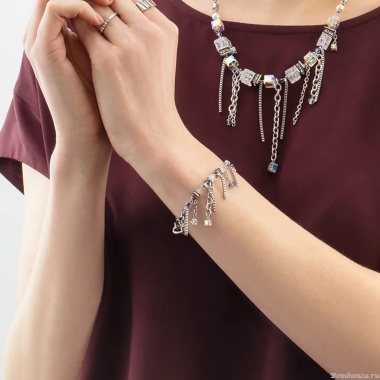 Браслет Coeur de Lion, Crystal-Silver, 3020/30-1817 Браслет Coeur de Lion, Crystal-Silver, 3020/30-1817. Германия