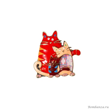 Брошь Shadore, Котики