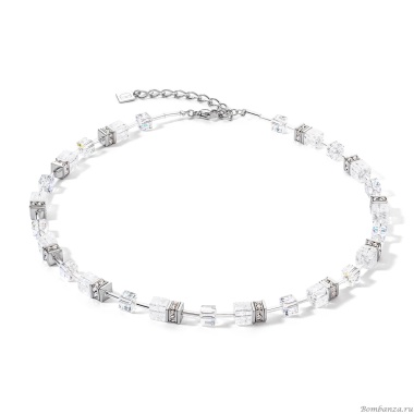 Колье Coeur de Lion, White-Silver, 3018/10-1417