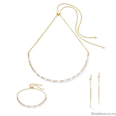 Колье Coeur de Lion, Beige-Gold, 4310/10-1016 Колье Coeur de Lion, Beige-Gold, 4310/10-1016